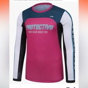 Protective Men’s Long Sleeve Cycling Jersey for Outdoors